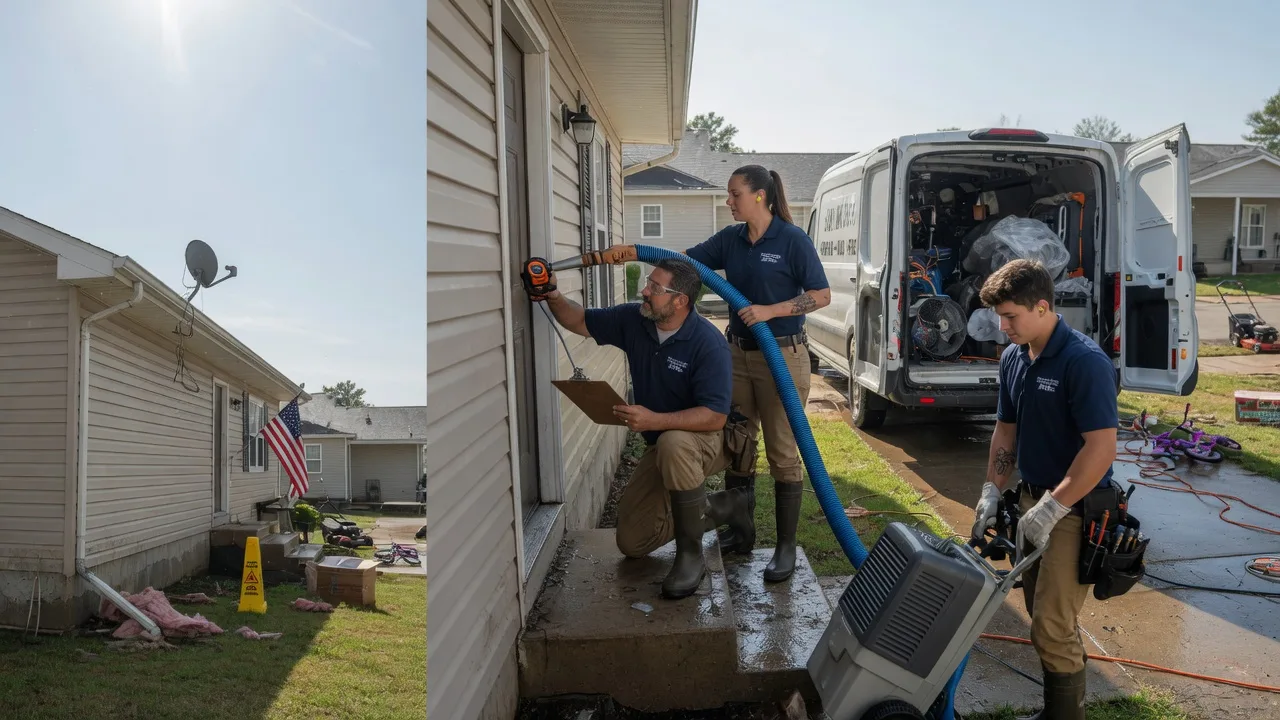 Ceiling Water Damage Restoration in Morrisville, PA near me